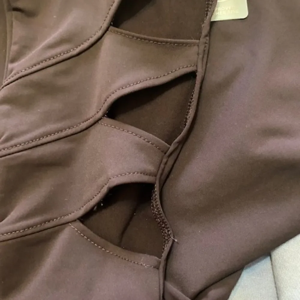 Marika Wild Plum Highrise Active wear, size L